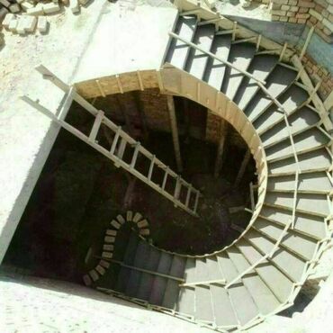 Бетонные лестницы: Бетонная лестница Для дома, Гарантия, Форма лестницы: Много-маршевая, Стиль: Классический — 4