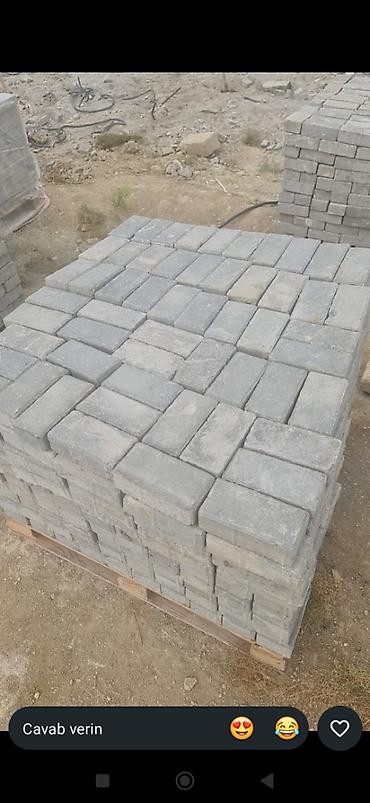Trotuar daşları (beton piyada/klinker tipli paver) - Material: yüksək