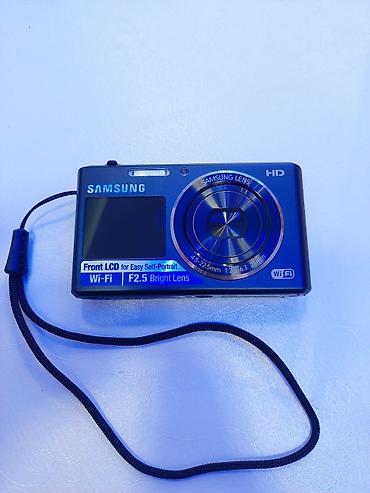 go pro 12: Samsung DV150F rəqəmsal fotoaparat - Rəng: mavi, kəmərli - İki ekran — 1