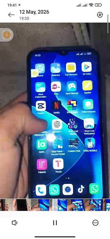 lords mobile: Redmi 128 GB, rəng - Qara, Barmaq izi — 4