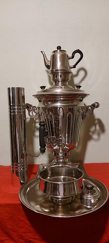 antik samovar alıram: 1950-ci illerin ural (rusiya) istehsali samavar 5-litrlikdir — 4
