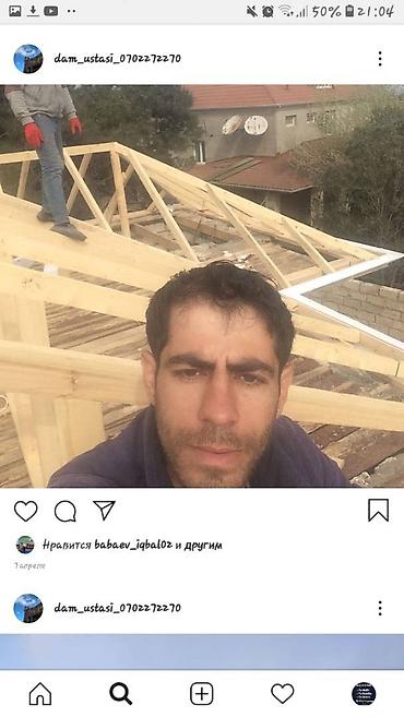 dam ortuyu ustasi: Dam ustası İşinizi bize etibar ede bilərsiz Qiymət razılaşmaq — 5