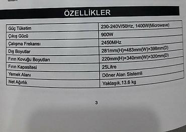 Mikrodalğalı sobalar: Mikrodalğalı soba Silver, Ayrıca dayanan, Mikrodalğalar ilə, rəng - Boz, Yeni — 9