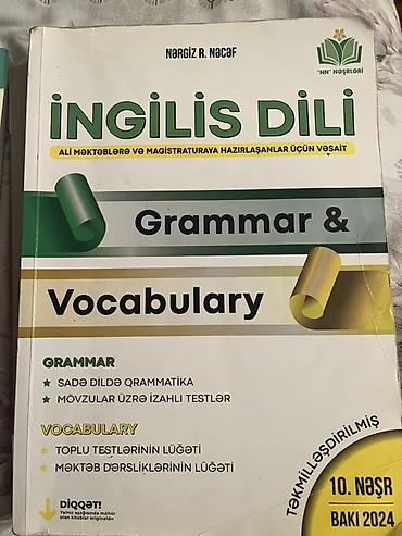 Тесты: Məhsul: “İngilis dili – Grammar & Vocabulary” (Nərgiz R. Nəcəf) — 1