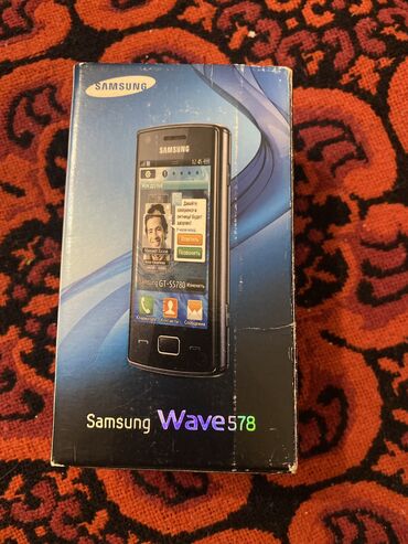 Samsung: Samsung S5780 Wave 578, rəng - Qara, Düyməli