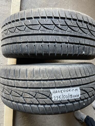 резина зимняя r14: Шины 235 / 50 / R 18, Зима, Б/у, Пара, Легковые, Корея, Hankook