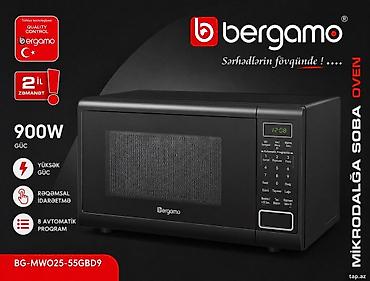 Mikrodalğalı sobalar: Mikrodalğalı soba Bergamo Şəkildəki məhsul Bergamo BG-MWO25-55GBD9 — 1