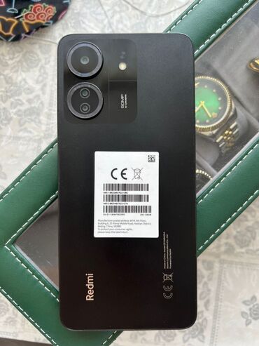 Redmi: Redmi, Redmi 13C, Б/у, 128 ГБ, цвет - Черный, 2 SIM