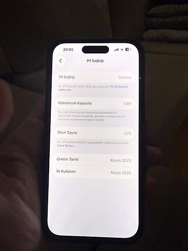 Elektronika: IPhone 15 Pro, 128 GB, Qara, Face ID — 3