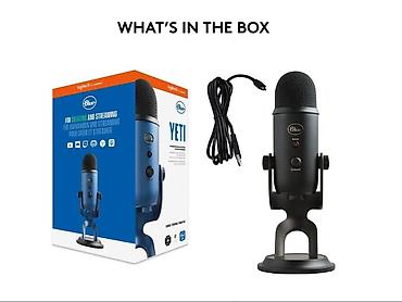 black: Погрузитесь в темноту чистого звука с Blue Yeti Blackout. Это — 1