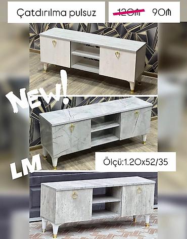 Digər mebel: _*TV STEND / TV altı*_ Yeni və sifarişlə. Qiymət : *90₼* — 1