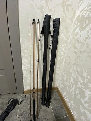 Удочки и спиннинги: Набор телескопических удилищ 3 м - В комплекте 3 удилища длиной 300 — 3