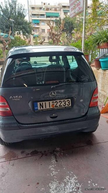 Οχήματα: Mercedes-Benz A 160: 1.6 l. | 2004 έ. Χάτσμπακ