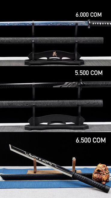 Коллекционные ножи: Сувенирные катаны различных видов Лучший декор для дома Уникальные