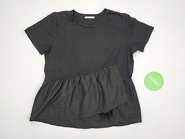 czarne dresy: T-shirt damski, rozmiar L — 3
