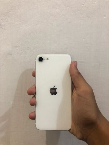 айфон 14 про бу цена бишкек: IPhone SE 2020, Колдонулган, 128 ГБ, Ак, Коргоочу айнек, Каптама, 73 %