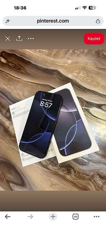 iphone qq: IPhone 16 Pro Max, 256 GB, Qara, Simsiz şarj, Face ID — 7