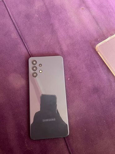 Samsung: Samsung Galaxy A32, 64 GB, rəng - Qara, İki sim kartlı, Barmaq izi