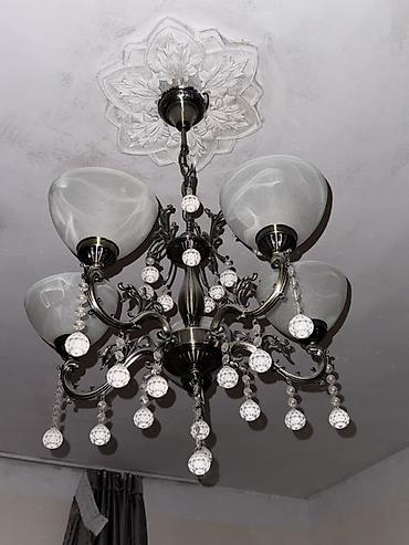 ad günü şamı: Çılçıraq, 5 lampa, Metal — 1