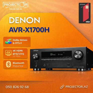 Səs gücləndiriciləri: AV Resiverlər – Yamaha RX‑V6A, Denon AVR‑X1700H, Onkyo TX‑SR494 - — 2