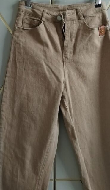 Qadın şalvarları: Qadın şalvarlari– klassik düz kəsim - Model: yüksək belli, düz paça — 10