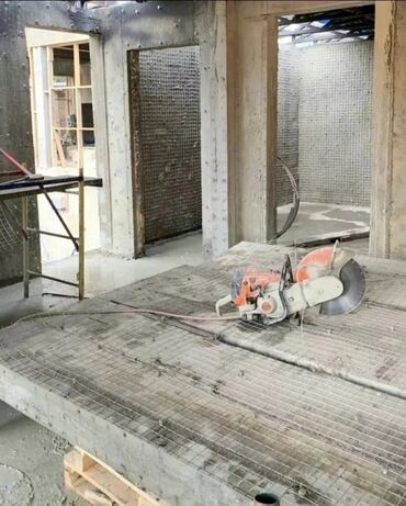 Beton işləri: Beton deşmə və kəsmə xidməti - Beton kesimi beton kesen beton deşen — 17