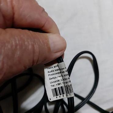 gobleni katalog: AUDIO KABEL 3,5 MM NA RCA 3 MET. | Nov (nekorišten) audio kabel sa — 3