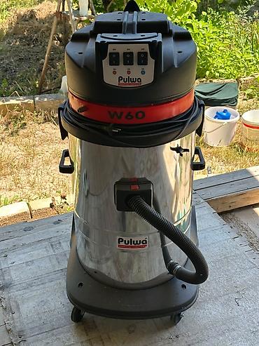şu dasi: Pulwa W60 sənaye tipli tozsoran və yumaq aparatı - Brend/model: Pulwa — 1