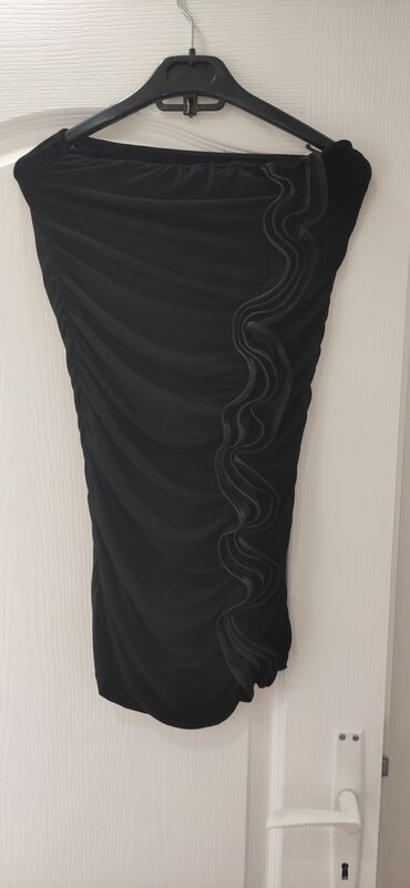 šlingane haljine: S (EU 36), M (EU 38), L (EU 40), color - Black, Evening, Without sleeves