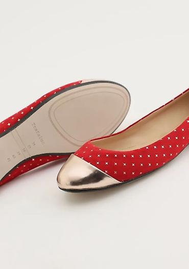 baletka: Baletkalar, Zara, Ölçü: 36, rəng - Qırmızı, Yeni — 3