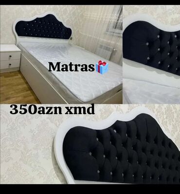 yataq otagi mebelleri: Yeni, İkinəfərlik çarpayı, Matras ilə