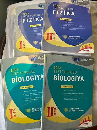 Testlər: Buraxılış və qəbul imtahanlarına hazırlıq üçün kitablar dəsti satılır — 4