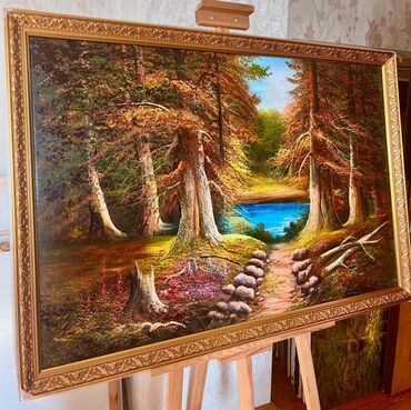 Şəkillər, tablolar: Əl işi yağlı boya tablolar toplusu - Mövzular: - Təbiət mənzərəsi — 1