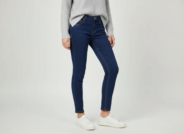 mohito spodnie jeansy: Leggings, Jeansy damskie, rozmiar M
