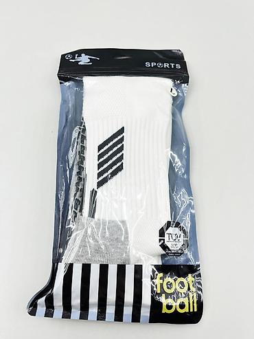 nike corab: №: 7236 Məhsulun adı: Futbol corabları A-8, ağ, pambıq, ölçü M Brend — 1