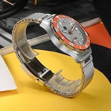 Ručni satovi: San Martin SN085-B - 39.5mm - Siva - Seiko Automatik SN35 — 18