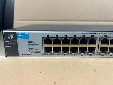 Modemi, ruteri i mrežni uređaji: HP 1810-24G v2 Switch (J9803A) – gigabitni, rack-mount upravljivi svič — 12