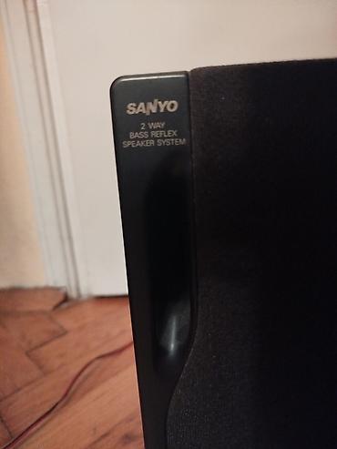 Zvučnici i stereo sistemi: Sanyo zvucnici. Rade. Na jednom je pukla neka plastika ispod platna na lalafo.rs — 1 Zvučnici i stereo sistemi: Sanyo zvucnici. Rade. Na jednom je pukla neka plastika ispod platna — 1