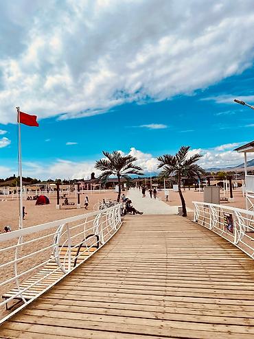 Иссык-Куль 2026: Коттедж, Палм Бич ЦО Palm Beach, Чок-Тал, Детская площадка, Парковка, стоянка, Охраняемая территория — 23