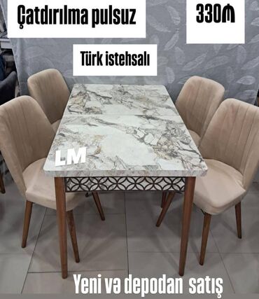 Mebel: Masa dəsti 💥 TÜRK FABRİKA ENDİRİMLƏ : 330₼ 💃🏻 Yeni və depodan satış