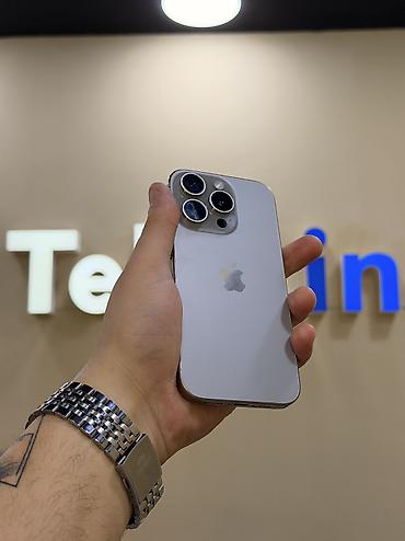 IPhone 16 Pro, 256 GB, Natural Titanium, Zəmanət, Simsiz şarj, Face ID lalafo.az -da IPhone 16 Pro, 256 GB, Natural Titanium, Zəmanət, Simsiz şarj, Face ID