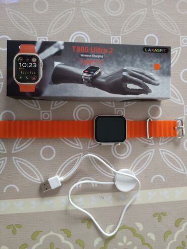 tw8 ultra smartwatch: Yeni, Smart saat, Smart, Sensor ekran, rəng - Boz