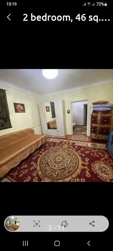 2х комнатная квартира бишкек в Кыргызстан | Продажа квартир: Срочно продаётся 2х ком Кв. Барачного типа со всеми удобствами, есть