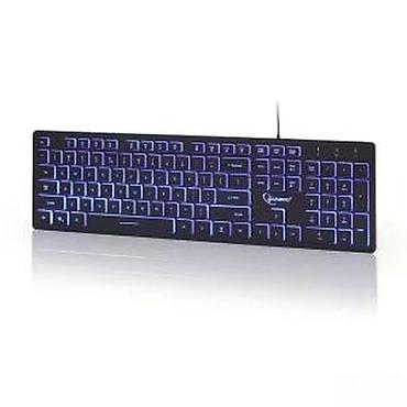 3 103: Gembird multimedia tastatura sa 3‑bojnom pozadinskom rasvetom - Puna — 8