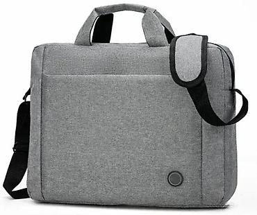 Futrole i torbe za laptopove: Torba za laptop – siva, poslovno-putna - Moderan dizajn od — 1