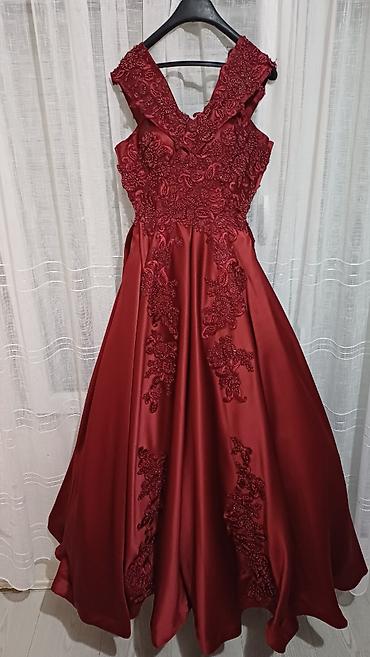 Haljine: Luksuzna bordo svečana haljina / venčanica (Kao nova!) ​Prodajem — 10