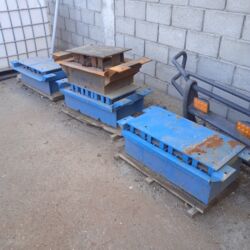 Производство пескоблоков: Кыргызстанда жасалган Пескоблок чыгарган полуавтомат станок сатылат — 11