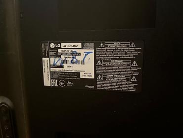 lg 107: LG 42LN540V LED televizor - Ekran: 42 düym (107 sm), LED arxa — 2
