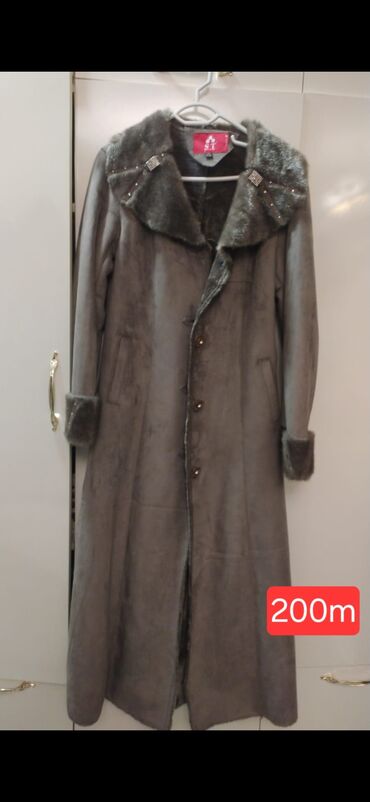 Cinslər: Palto, 2XL (EU 44), rəng - Boz