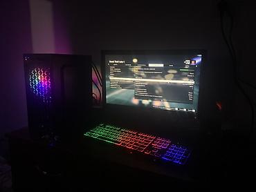 Игровой ПК с периферией и подсветкой RGB. Комплектация: - Системный